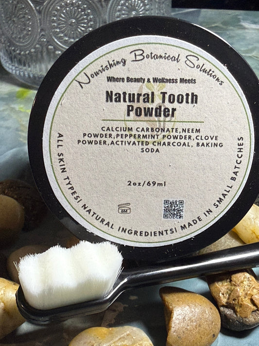 Natural Tooth Powder – Fluoride-Free Whitening & Fresh Breath