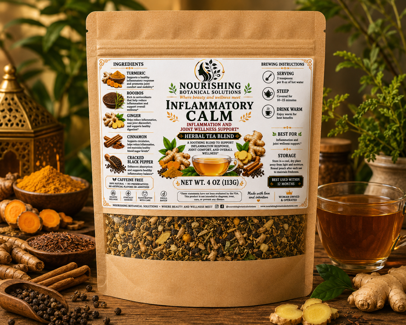 Inflammatory  Calm Herbal Tea Blend